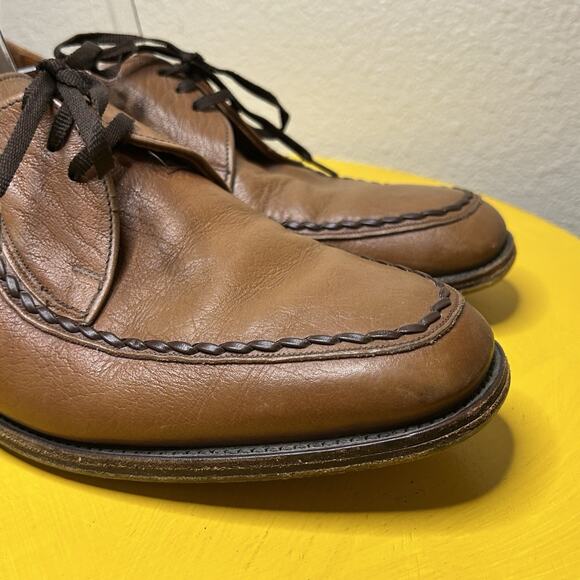 loake bros Fontwell brown leather dress shoes Formal Wear men’s Size 8.5 EEE - Picture 2 of 16